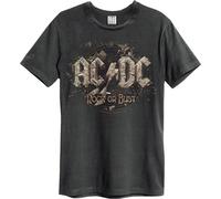 Amplified - "Rock Or Bust" T-shirt pour homme/femme unie GD992 (XS) (Charbon de bois)