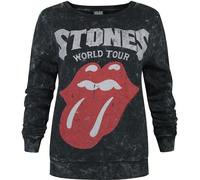Amplified - "Rolling Stones World Tour" Sweatshirt für Damen NS6006 (XL) (Anthrazit)