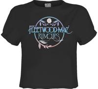Amplified - "Rumours Floral Logo" Débardeur court pour femme GD2716 (XXL) (Charbon de bois)