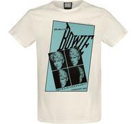 Amplified - "Serious Moonlight Quad" T-shirt pour homme/femme unie GD439 (L) (Vieux blanc/bleu)