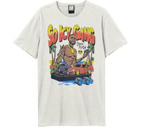 Amplified - "So Icy Gang" T-shirt pour homme/femme Unie GD2008 (XL) (Vieux Blanc)