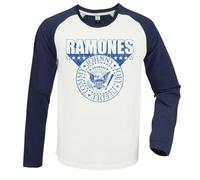 Amplified - T-Shirt 3D Crest - Adulte (L) (Blanc/Bleu Marine)