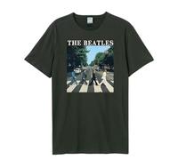 Amplified - T-shirt Abbey Road pour homme/femme unisexe, Charbon de bois., M