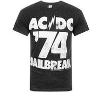 Amplified - T-shirt AC/DC '74 Jailbreak' - Homme (S) (Noir) - UTNS4750 Noir G