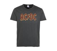 AMPLIFIED T-Shirt 'ACDC' graphite / rouge foncé, Taille S