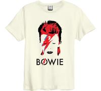Amplified - T-shirt "Aladdin Sane" pour homme/femme unie GD1083 (L) (Blanc ancien)