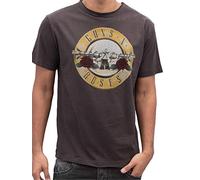 Amplified - T-Shirt - Col Rond - Manches Courtes Homme, Gris - Grau (Charcoal), X-Large