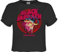 Amplified - T-shirt court "Paranoid" pour femme GD2186 (S) (Charbon de bois)