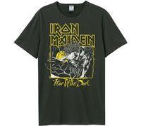 Amplified - T-shirt "Fear Of The Dark" pour homme/femme Unie GD1132 (XS) (Charbon/Jaune)