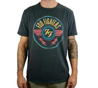 Amplified Foo Fighters-FF Air T-Shirt, Gris (Anthracite), S Homme