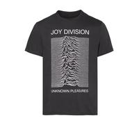 Amplified Joy Division-Unknown Pleasures T-Shirt, Gris (Anthracite), XL Homme