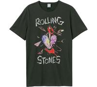Amplified - T-shirt "Hackney Diamonds" pour homme/femme unie GD1588 (XXL) (Charbon de bois)