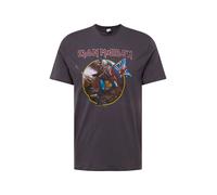 AMPLIFIED T-Shirt 'Iron Maiden Trooper' jaune / gris foncé / rouge rubis / blanc, Taille M