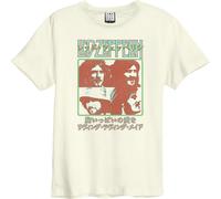 Amplified - T-shirt "Japan Poster" pour homme/femme unie GD861 (M) (Blanc ancien)