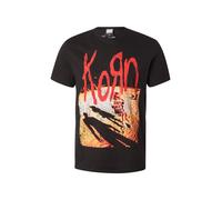 AMPLIFIED T-Shirt 'KORN - SELF TITLED' orange / rouge / noir / blanc, Taille S