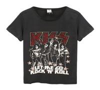 Amplified - T-shirt LET ME GO ROCK N ROLL - Femme (NS5843)