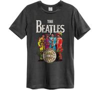 Amplified - T-shirt "Lonely Hearts" pour homme/femme unie GD1475 (XL) (Charbon de bois)