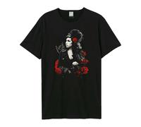 Amplified - T-shirt motif/style Amy Winehouse POSES WITH ROSES - Adulte (GD4113)
