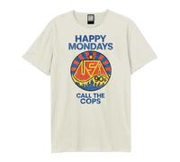 Amplified - T-shirt motif/style Happy Mondays CALL THE COPS - Adulte (GD4135)