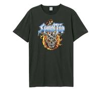 Amplified - T-shirt motif/style Spinal Tap SKULL AND FLAMES - Adulte (GD4089)