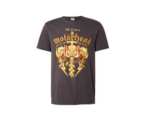 AMPLIFIED T-Shirt 'MOTORHEAD - GOLD CREST 50TH' marron / jaune / jaune foncé / anthracite, Taille XL