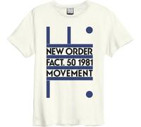 Amplified - T-shirt "Movement" pour homme/femme unie GD705 (XXL) (Vieux blanc)