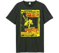 Amplified - T-shirt "Never Mind The" pour homme/femme unie GD1410 (S) (Charbon de bois)
