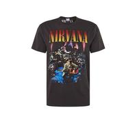 AMPLIFIED T-Shirt 'NIRVANA LIVE IN NEW YORK' gris foncé / mélange de couleurs, Taille XL