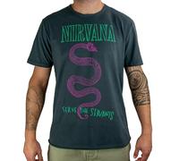 Amplified T-shirt Nirvana - Serve The Serpense - Charbon