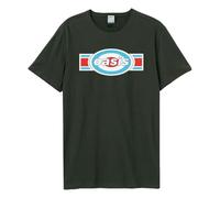 Amplified - T-Shirt Oval Stripes - Adulte (L) (Charbon)