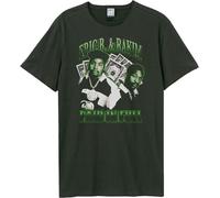 Amplified - T-shirt "Paid In Full" pour homme/femme unie GD1509 (XL) (Charbon de bois)