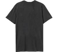 Amplified - T-shirt "Script" pour homme/femme unie GD2879 (S) (Charbon de bois)