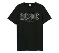 Amplified - T-shirt style AC/DC HISTORY OF A TEE - Adulte (GD3761)