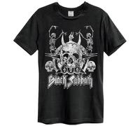 Amplified - T-shirt style Black Sabbath DANCING SKULLS - Adulte (GD3460)