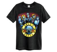 Amplified - T-shirt style Guns N Roses SKELETON DRUM - Adulte