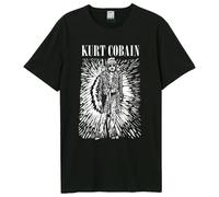 Amplified - T-shirt style Kurt Cobain ETCHED OUT KURT - Adulte