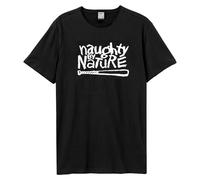Amplified - T-shirt style Naughty By Nature WHITE LOGO - Adulte (GD3845)