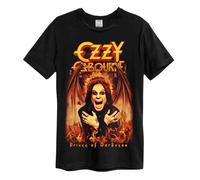 Amplified - T-shirt style Ozzy Osbourne PRINCE OF DARKNESS - Adulte