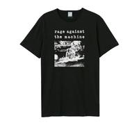 Amplified - T-Shirt Style Rage Against The Machine Monk Fire - Adulte (L) (Noir)