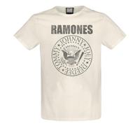 Amplified - T-shirt style Ramones VINTAGE SHIELD - Adulte (GD3353)