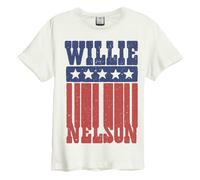 Amplified - T-shirt style Willie Nelson FLAG - Adulte (GD3366)