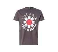 AMPLIFIED T-Shirt 'Tokyo' gris foncé / rouge / blanc, Taille XS