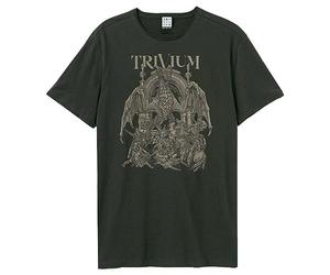Amplified T-shirt unisexe adulte Dragon Temple Trivium, Gris anthracite., M