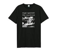 Amplified T-shirt unisexe adulte Monk Fire Rage Against the Machine, Noir , XL