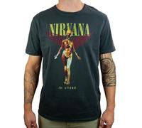 Amplified T-Shirt Unisexe in Utero Nirvana Anthracite L