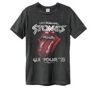 Amplified - T-shirt US TOUR - Adulte (XS) (Anthracite)