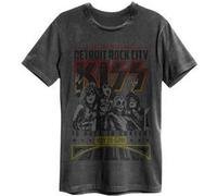 Amplified - T-shirt "Vintage Poster" pour homme/femme Unie GD937 (3XL) (Charbon de bois)