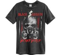 Amplified - T-shirt "Wicked World" pour homme/femme Unie GD1518 (M) (Charbon de bois)