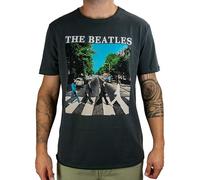 AMPLIFIED T-Shirt 'THE BEATLES ABBEY ROAD ' gris foncé, Taille S
