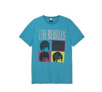Amplified The Beatles Collection - Hard Days Night Homme T-Shirt Manches Courtes pétrole S